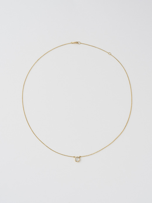 White Topaz K18YG Necklace｜GIGI for JOHN SMEDLEY 詳細画像 GOLD 1